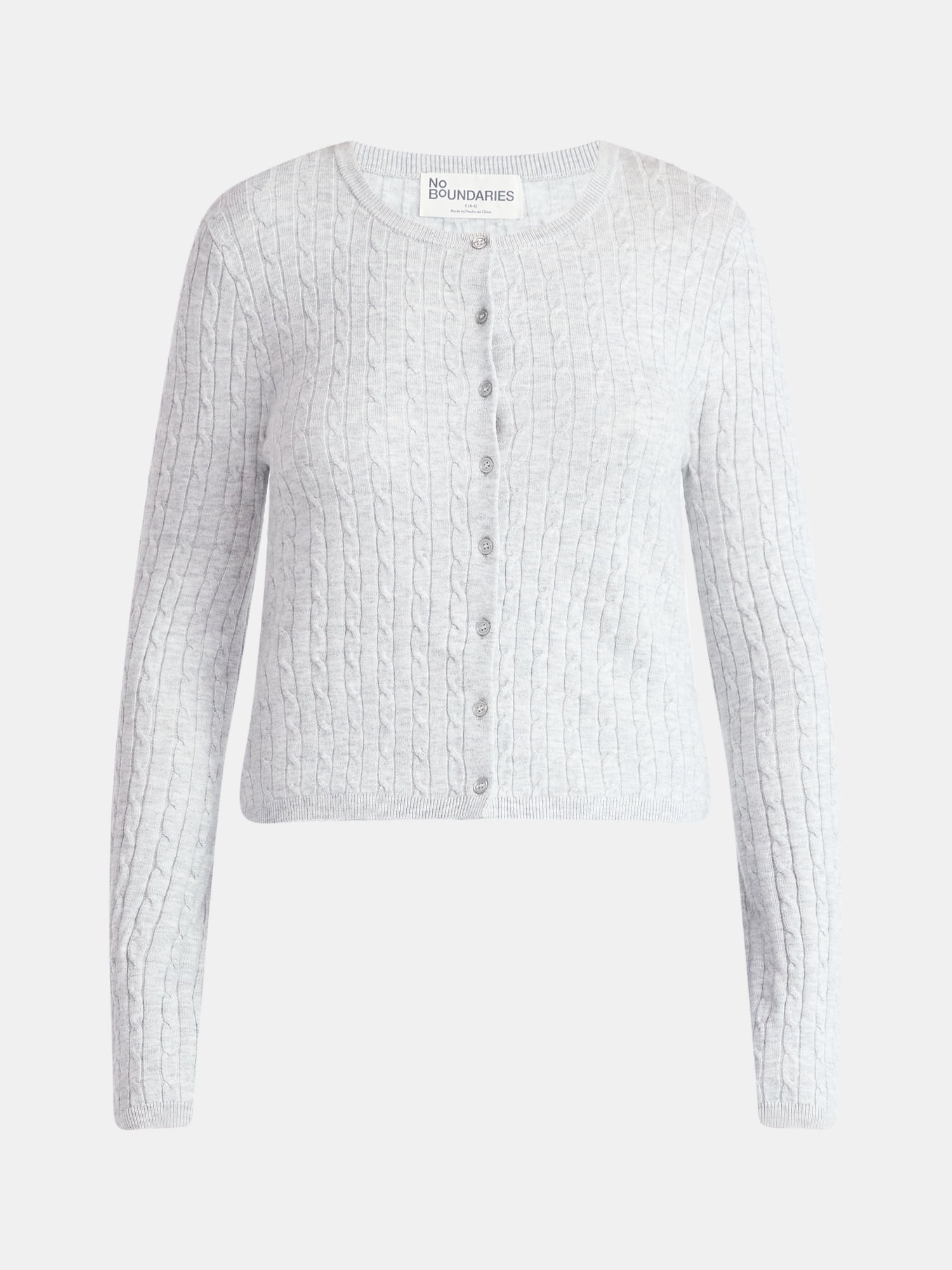 No Boundaries Button-Front Cardigan, Women's