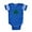 Royal Blue, variant on CafePress - Shamrock Dot_H - Cute Infant Baby Football Bodysuit