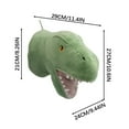 thumbnail image 3 of dajkiuy Head Wall Decor Plush Toys For Nursery, Cute Stuffed Head Wall Mount Decor, Plush Head Stuffed Hanging Wall Décor For Kids Bedroom Or Playroom, 3 of 5