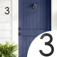 thumbnail image 3 of Dvruxg Modern Floating House Numbers for Outside, Large Black Shadow Home Number with Nails Kit & Template, Easy to Be Mounted for Exterior House Address, Garage Gate, Street, Farmhouse, 3 of 5