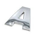 thumbnail image 2 of Unique Bargains Silver Tone Metal A Letter Shaped Alphabet Sticker Emblem Badge Decals for Car, 2 of 2