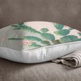 thumbnail image 2 of S4Sassy Cactus Print Decorative Square Cushion Cover Throw Gray Pillow Case- Choose Size, 2 of 3