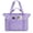 Purple, variant on Women Elegant Waterproof TPU Polyester Tote Handbag, Large Capacity 15.6 Inch Laptop Compartment Commuter Bag for Work School Travel, Pink