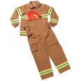 thumbnail image 3 of The Costume Center Tan Fire Fighter Suit Halloween Costume (ages 4-6), 3 of 6