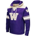 thumbnail image 2 of Men's Colosseum Purple Washington Huskies 2.0 Lace-Up Pullover Hoodie, 2 of 4
