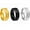 Multicolor, variant on 8mm Men's Stainless Steel Geometric Ring 3 Colors (Silver/Black/Gold) Size 7-13