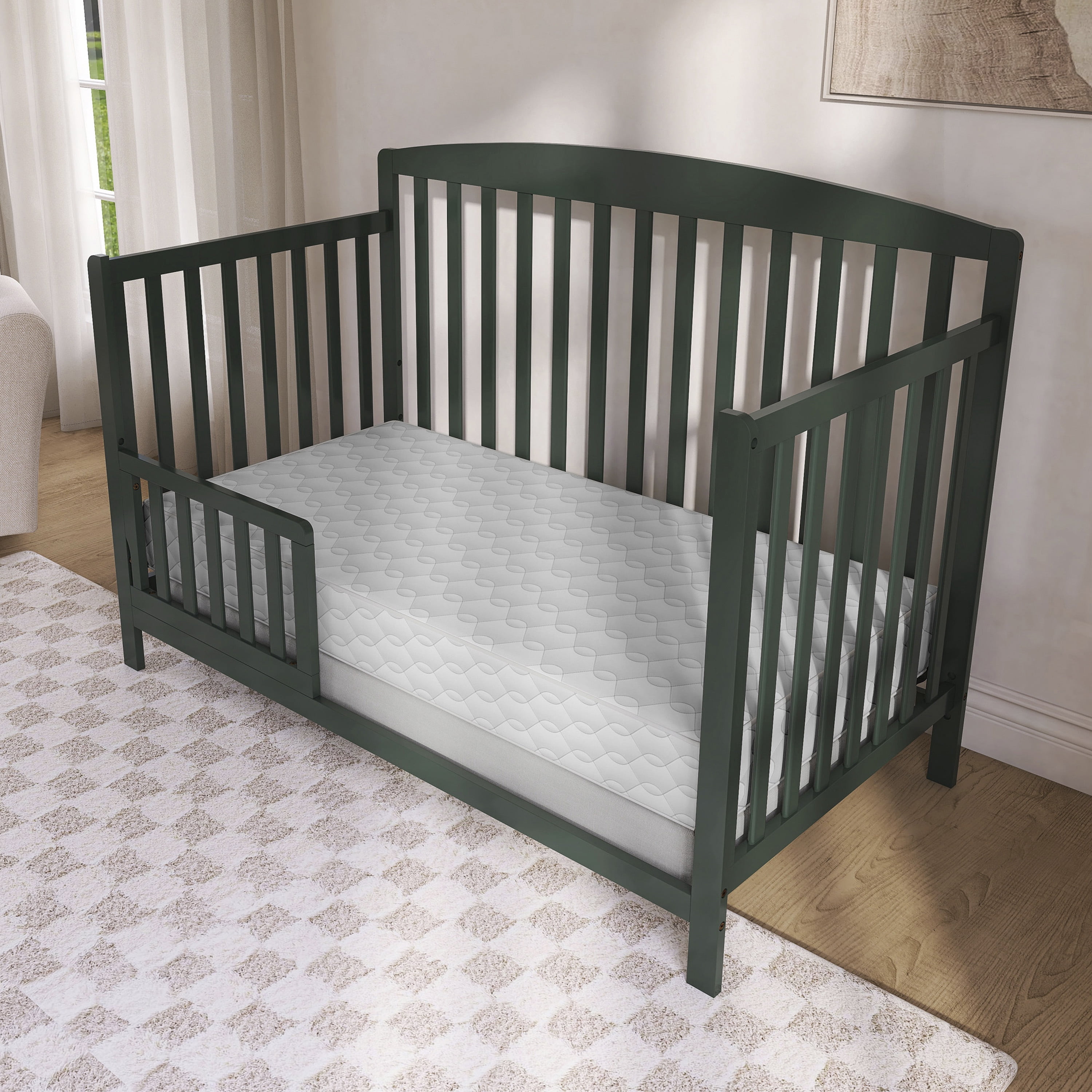 Dream on Me Carousel 6" Full-Size Firm Foam Crib & Toddler Bed Mattress