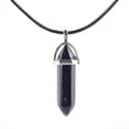 thumbnail image 4 of Colgante hexagonal de piedra natural, collar de pilar hexagonal con forma de bala y prisma hexagonal de cristal natural a la moda, 4 of 6