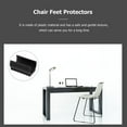 thumbnail image 5 of Pawsdot Plastic Chair Leg Protectors Black Anti-Skid for Furniture 25Pcs, 5 of 7