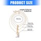 thumbnail image 3 of 1 Set Summer Necklace for Layering Styling Pendant Shell Tortoise Seahorse Neck Chain Iron Alloy Jewelry Gift 4pcs, 3 of 4