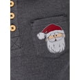 thumbnail image 6 of Rudolph the Red-Nosed Reindeer Toddler Boys Thermal Henley Shirt with Long Sleeves, Sizes 12M-5T, 6 of 7