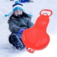 thumbnail image 4 of Aooww Safe Snow Sled Kids Sledge Winter Toboggan Outdoor Sport Skiing Board for Kids, Red, One Size, 4 of 5