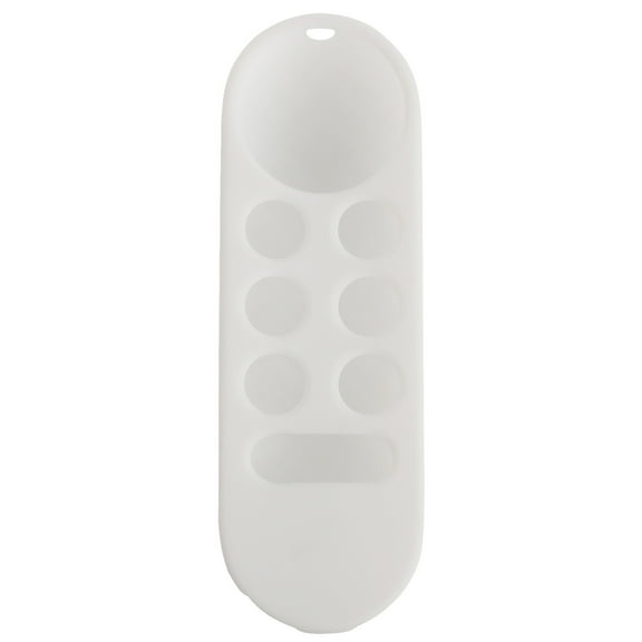 Pawsdot White Silicone Remote Protective Case Simple Practical Cover with Nonslip Texture Design
