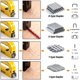 thumbnail image 4 of Grapadora YEAHOME para tapicería 4 en 1, resistente, con 6000 grapas, 4 of 8