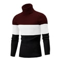 thumbnail image 1 of Jersey QZH.DUAO para hombre, cuello alto, color block, corte ajustado, 1 of 7