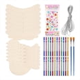 thumbnail image 2 of Paquete de 6 Kits Manualidades Carillón Viento Pájaros en 3D para Niños, Juego Animales Madera Pintar y Construir, Regalos Cumpleaños Niñas/Niños, 2 of 5