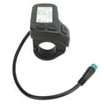 thumbnail image 4 of Electric Bicycle LCD Display Waterproof Connector Data Display Meter 24V 36V 48V Universal for Electric Bike, 4 of 9