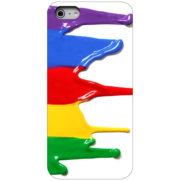 DistinctInk Case for iPhone 5S SE (2016 Model) Screen