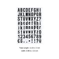 thumbnail image 2 of 10 Sheets of Self Adhesive Alphabet Stickers PVC Number Letter Stickers Mailbox Number Decals, 2 of 8
