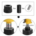 thumbnail image 2 of Carbon Steel M15 Nut Chuck Integrated Adapter: Quick-Install Woodworking Milling Machine Accessory with 04007-6/6.35/8 Sizing & M15x1 Thread for Precise, Durable Woodwork Compatibility, 2 of 5