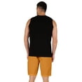 thumbnail image 3 of Inkmeso Casual Solid Elastic Waist Shorts For Men Loungewear With Pockets Cotton Short Pants, 3 of 7