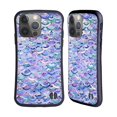 thumbnail image 1 of Head Case Designs Officially Licensed Micklyn Le Feuvre Marble Patterns Mosaic In Amethyst And Lapis Lazuli Hybrid Case Compatible with Apple iPhone 14 Pro, 1 of 7