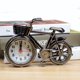 thumbnail image 2 of Reloj despertador con modelo de bicicleta creativo, reloj de pie con soporte for manualidades retro, decoración de escritorio, diseño de bicicleta, decoración del hogar, 2 of 7