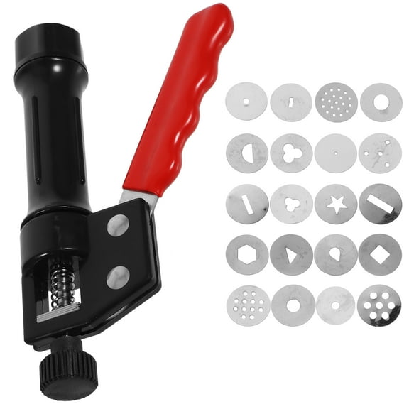 BESTOYARD Clay Fondant Molds Kit with Adjustable Extruder and Decorating Tips for Cake and Chocolate Decoration