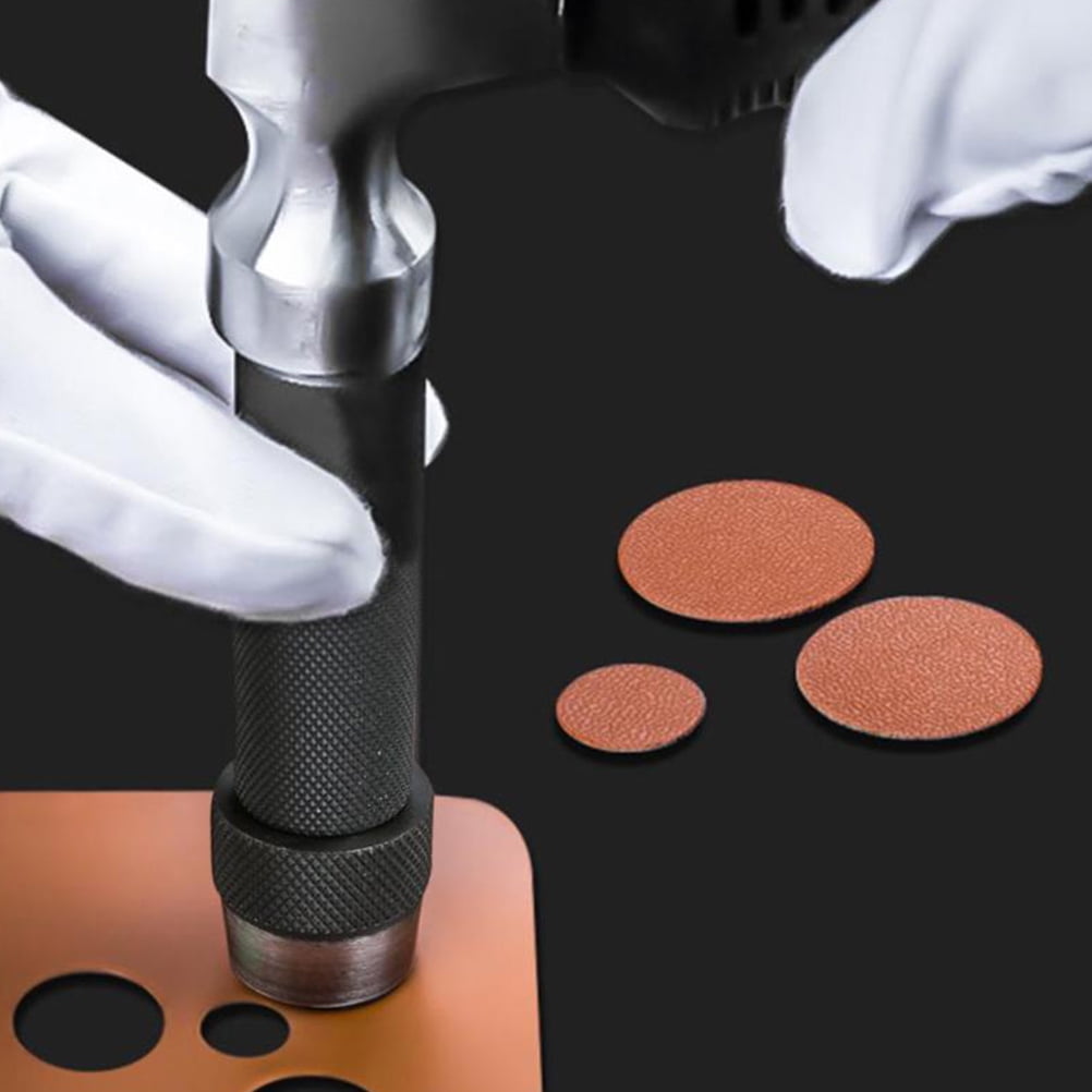 IFANLANDOR 1 Set Punch Down Tool Carbon Steel For Leatherworking And Artisans