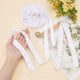 thumbnail image 3 of Kit de corsé ajustable de satén para la espalda - Reemplazo de cremallera para vestido de novia - Kit de espalda con cordones blancos para vestido de gala, 3 of 9