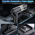 thumbnail image 4 of Ykioea Aspiradora de Mano, 2 en 1 Aspiradora Inalambrica y Bomba de Aire El&eacute;ctrica, Potente 10000PA Aspiradora para Auto Teclado, Aspiradora Portatil Automovil con 4000mAh Bater&iacute;, 4 of 7
