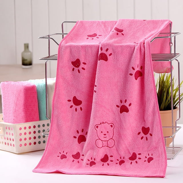 Toallas de baño, toallas de cocina, artículos esenciales de viaje, toalla de oso, toalla de fibra suave y extrafina, toalla estampada, toalla facial muy absorbente, toalla para cabello seco, toalla de