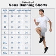 thumbnail image 6 of Satankud Men's Athletic Shorts With Pockets and Elastic Waistband Breathable Mesh Stretch Running Shorts Drawstring Waist Relaxed Casual Sports Gym Basketball Shorts Light Gray-L, 6 of 8