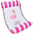 thumbnail image 1 of Flotador inflable rosa para piscina, hamaca para piscina, salón, 1 unidad, 1 of 5