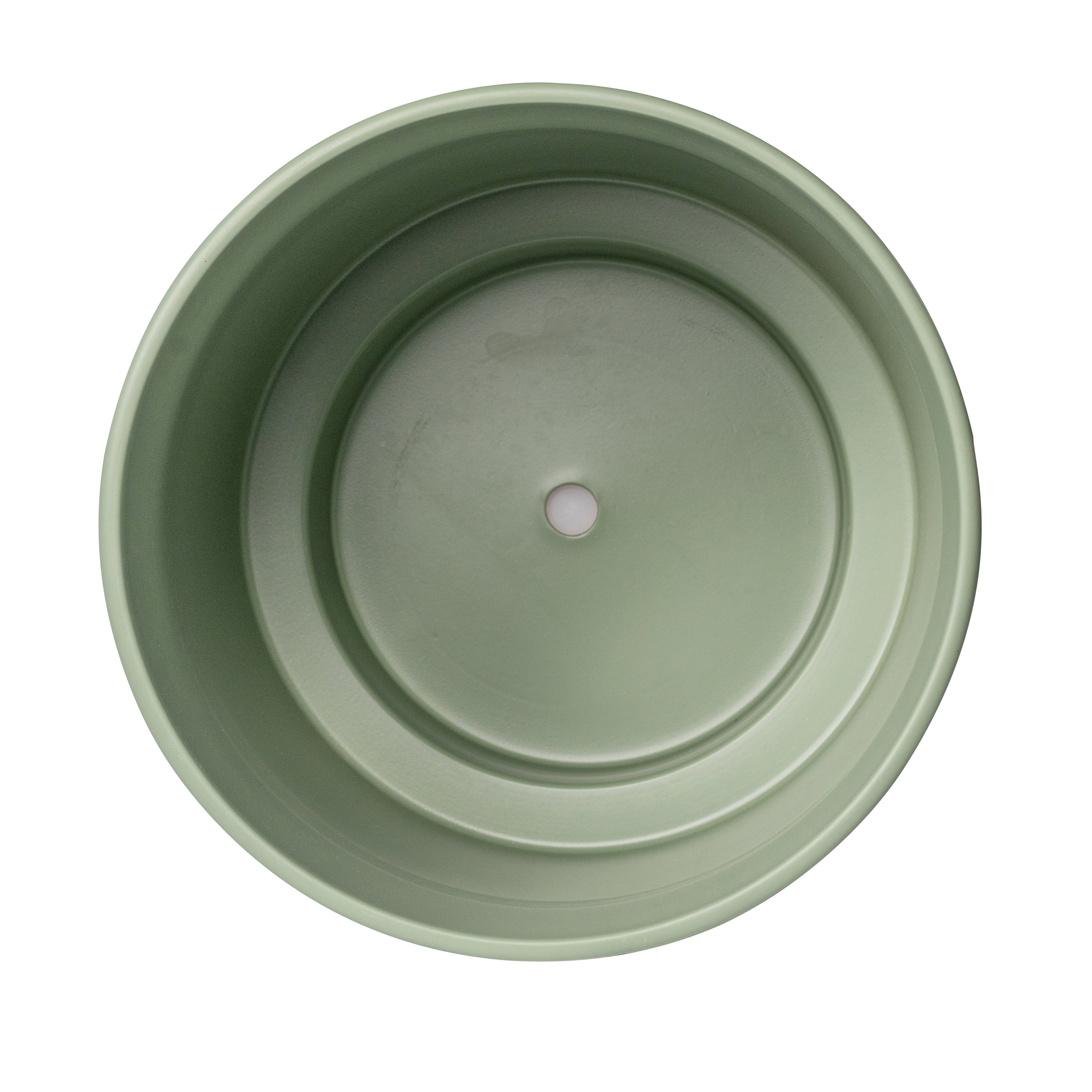 (2 pack) Better Homes & Gardens Pottery 12" Amy Wave Ceramic Planter, Green