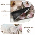 thumbnail image 6 of 6'x9' Area Rugs, Pink Spring Floral Indoor Outdoor Area Rug for Living Room Bedroom, Vintage Botanical Retro Flowers Washable Bathroom Rugs Kitchen Floor Carpet Mats Home Decor Aesthetic, 6 of 8