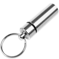thumbnail image 2 of Pastillero de aluminio con llavero. Mini pastillero portátil de viaje, impermeable, con estuche para vitaminas. Contenedor, organizador, dispensador y recordatorio semanal., 2 of 8
