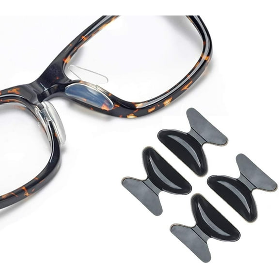 Eyeglass Nose Pads - Stick on 2.5mm Silicone Anti Slip Adhesive Eyewear Nose Pads Cushions for Eyeglasses Sunglasses Spectacles - 10 Pairs