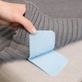 thumbnail image 3 of Riguas 10 Pairs Sofa Cushion Fixers Strong Self Adhesive Invisible Seamless Needleless Patch Prevent Slip Reusable Sofa Bed Sheet Anti Slip Fastener Stickers Home Supplies, 3 of 8