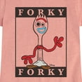 thumbnail image 3 of Toy Story 4 - Type Block Forky - Toddler & Youth Girls Short Sleeve Graphic T-Shirt, 3 of 5