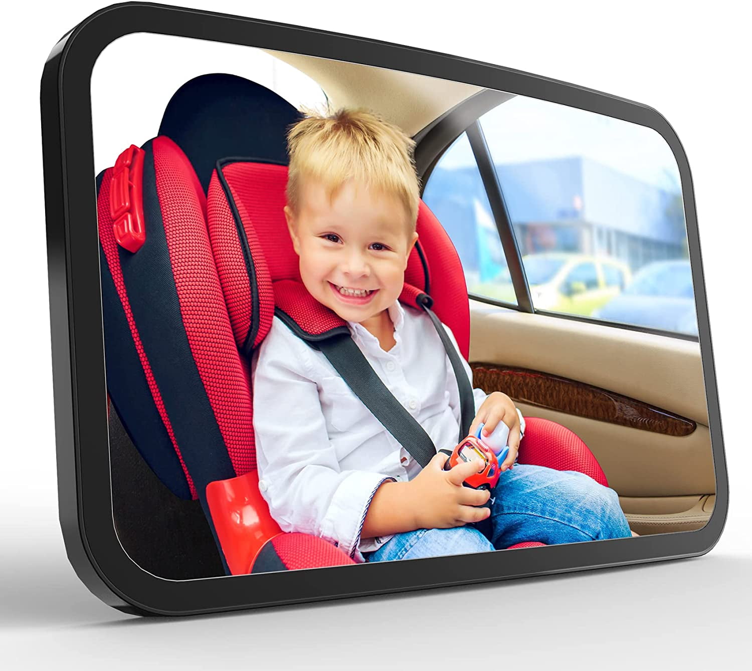 Baby Car Mirror,Shatterproof Baby Mirror for Car Seat Mirror for Rear