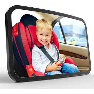 Sunferno Baby Car Mirror - Unbreakable Certified Rear Facing Car Seat  Mirror for Effortlessly Monitoring Your Child in The Back Seat - Crash  Tested, Durable and Adjustable Infant Baby Mirror for Car 