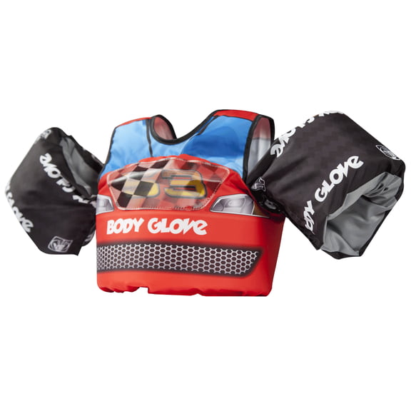 Body Glove Paddle Pals Childs Racecar Swim Training Life Jacket & Arm Floaters