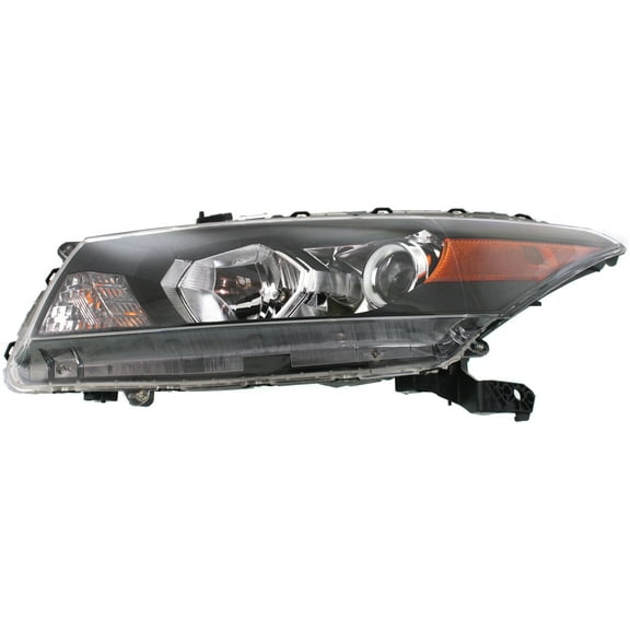 Headlight Compatible With 2008-2012 Honda Accord Left Driver Halogen With bulb(s)