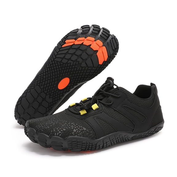 Summer Lightweight Barefoot Water Shoes for Women Outdoor Hiking Swimming Fishing Breathable Non Sports Footwear Black 36