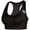 Black, variant on Akiihool Womens Sports Bras Womens Back Sports Bra Neck Padded Low Impact Workout Yoga Bra with Built in Bra (Black,XXL)