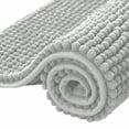 thumbnail image 6 of ZOUYUE Luxury Chenille Bathroom Rug Extra Soft and Absorbent Shaggy Rugs (Light Gray, 24" x 60"), 6 of 10