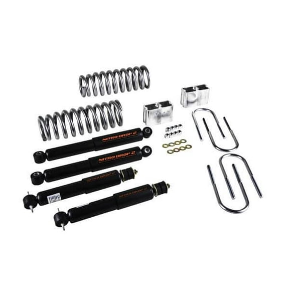 Belltech 443Nd Lowering Kits Front And Rear Complete Kit W/ Nitro Drop 2 Shocks Fits select: 2003-2004 TOYOTA TACOMA XTRACAB, 2001-2002 TOYOTA TACOMA