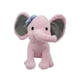 thumbnail image 1 of Peluche con dibujos animados de elefante rosa de 25 cm en algodón y felpa, 1 of 1