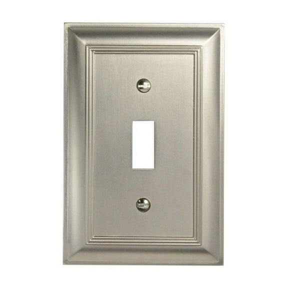 CKP #31190 Impressions Collection Toggle Wall Plate, Brushed Nickel